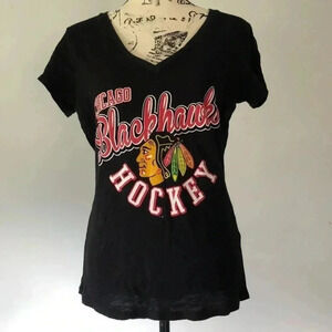 Chicago Blackhawks V Neck T-Shirt